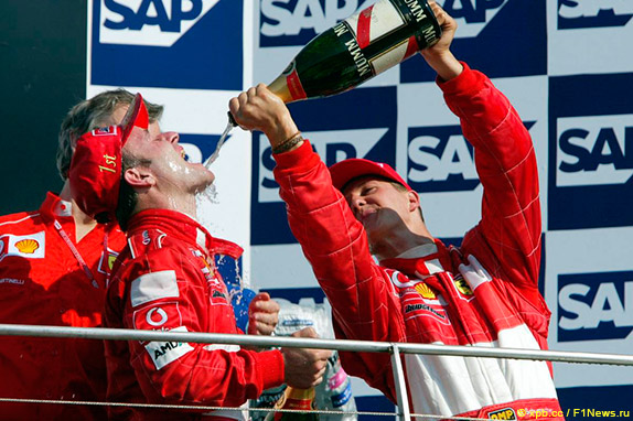 Подиум Гран При США 2002 года Подиум Гран При США 2002 года