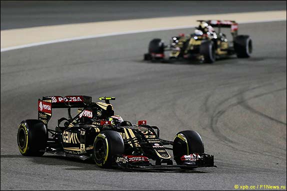 Пастор Мальдонадо и Роман Грожан Пастор Мальдонадо и Роман Грожан