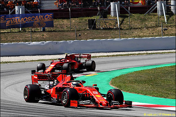 Себастьян Феттель и Шарль Леклер Себастьян Феттель и Шарль Леклер