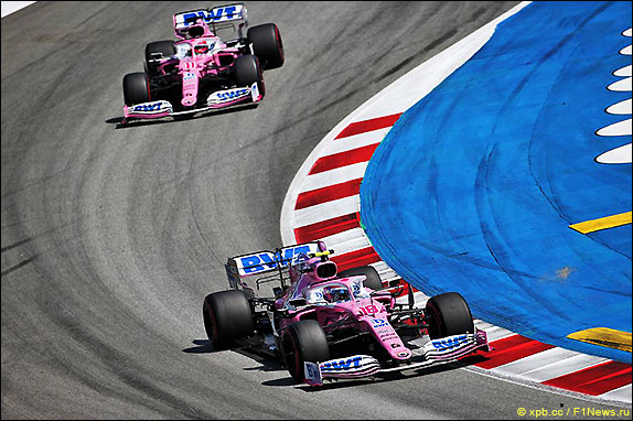 Лэнс Стролл и Серхио Перес Лэнс Стролл и Серхио Перес