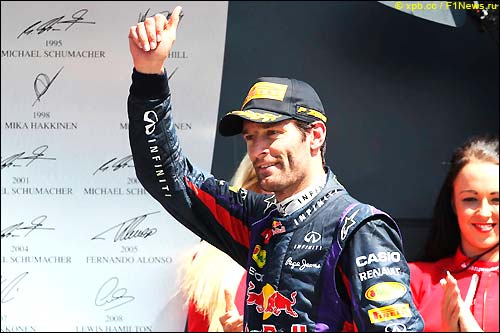 Подиум Гран При Великобритании 2013. Марк Уэббер. Подиум Гран При Великобритании 2013. Марк Уэббер.