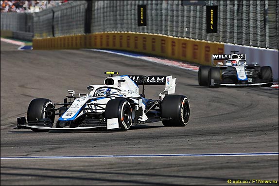 Николас Латифи и Джордж Расселл Николас Латифи и Джордж Расселл