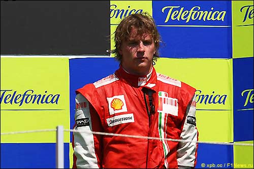 Кими Райкконен Подиум Гран При Европы. Кими Райкконен