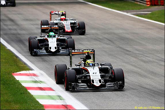 Серхио Перес и Нико Хюлкенберг Серхио Перес и Нико Хюлкенберг