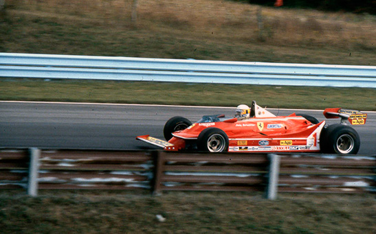 Джоди Шектер на Гран При США 1980 года. Фото Ferrari/ericok Джоди Шектер на Гран При США 1980 года