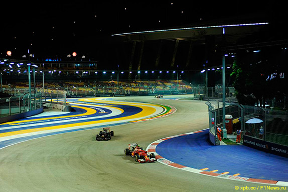 Трасса в Сингапуре Трасса в Сингапуре