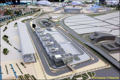 Макет будущей трассы Гран При России Макет будущей трассы Гран При России