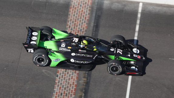 Мик Шумахер за рулём машины IndyCar на тестах в Индианаполисе, фото пресс-службы IndyCar