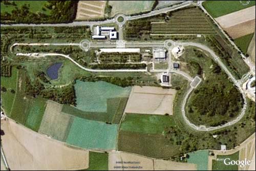 Нивель. Вид со спутника Нивель. Вид со спутника