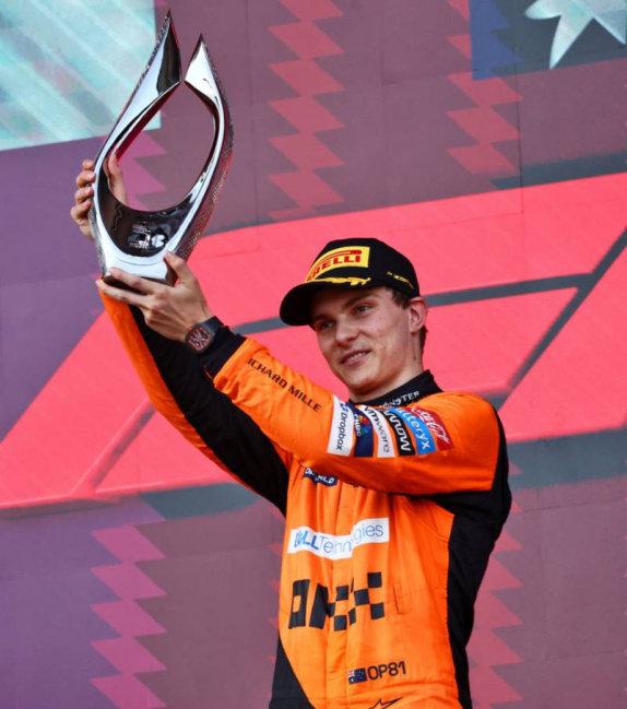 Оскар Пиастри – победитель Гран При Азербайджана, 2024 год