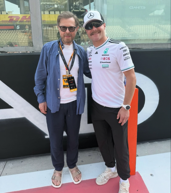 Бьорн Ульвеус и Валттери Боттас на Гран При Абу-Даби