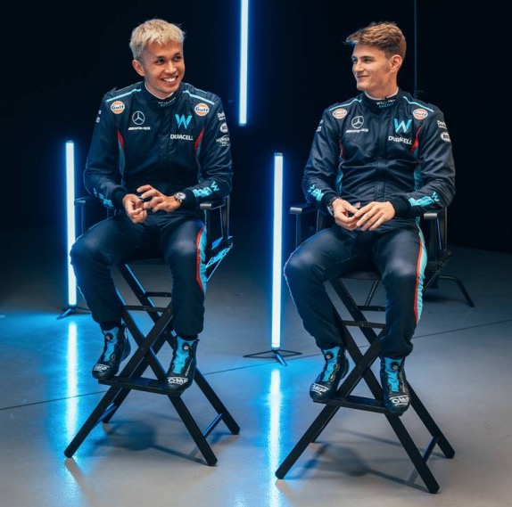 Алекс Элбон и Логан Сарджент, фото пресс-службы Williams Алекс Элбон и Логан Сарджент, фото пресс-службы Williams