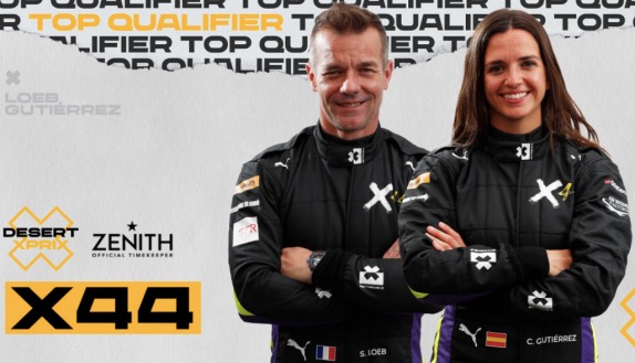 Гонщики X44 Себастьен Лёб и Кристина Гутьеррес Гонщики X44 Себастьен Лёб и Кристина Гутьеррес