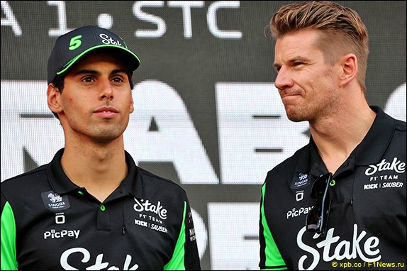 В дебютном сезоне юный Бортолето вполне соответствовал скорости Хюлкенберга