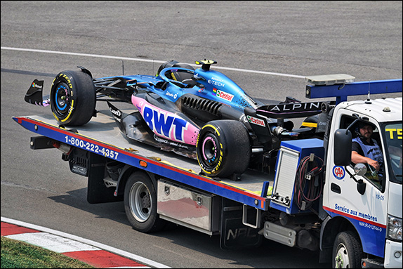 Эвакуация машины Гасли