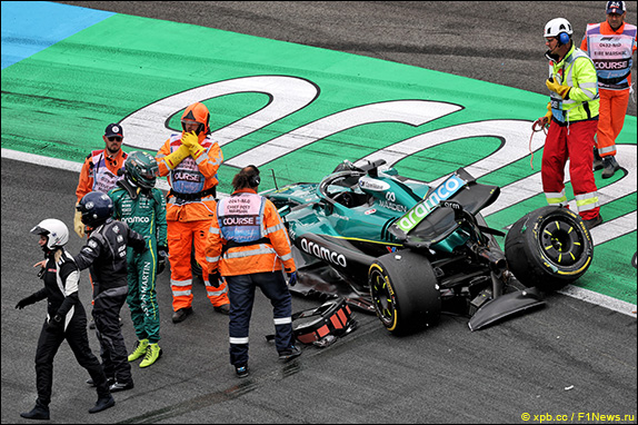 После аварии Лэнса Стролла