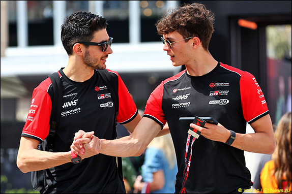 Эстебан Окон и Оливер Берман