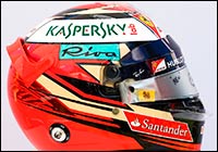 Шлем Кими Райкконена Шлем Кими Райкконена