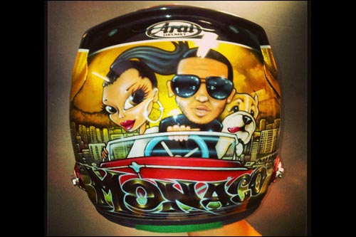 Новый дизайн шлема Льюиса Хэмилтона Новый дизайн шлема Льюиса Хэмилтона