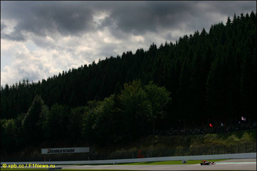 Скоростной участок Blahchimont затерялся в арденнских лесах Скоростной участок Blahchimont затерялся в арденнских лесах