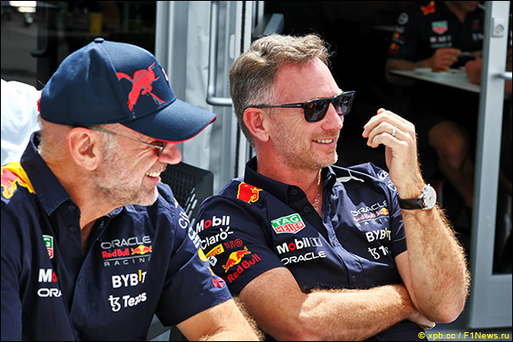 Эдриан Ньюи и Кристиан Хорнер