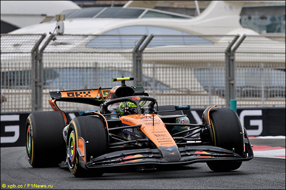 Ландо Норрис возглавил протокол первой тренировки в Абу-Даби