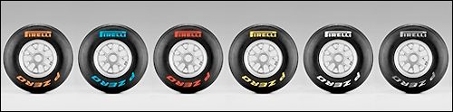 Цветовая маркировка резины Pirelli Цветовая маркировка резины Pirelli