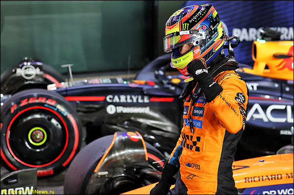 Оскар Пиастри выиграл квалификацию в Катаре, завоевав шестой поул в сезоне