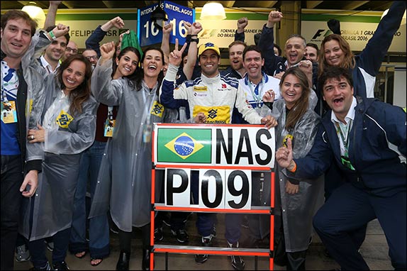 Фелипе Наср принёс Sauber два очка в Интерлагосе Фелипе Наср принёс Sauber два очка в Интерлагосе