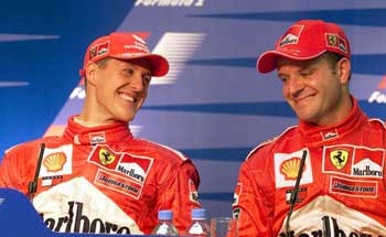 Михаэль Шумахер и Рубенс Баррикелло