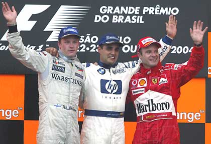 Подиум Гран При Бразилии