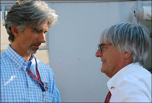 Деймон Хилл и Берни Экклстоун