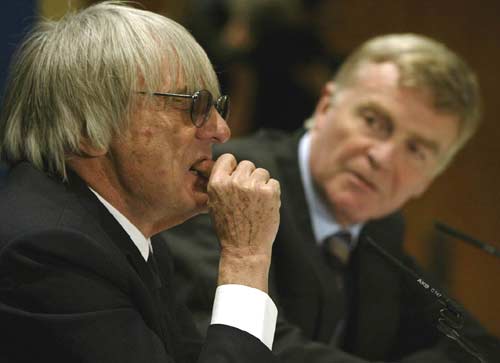 Берни Экклстоун и Макс Мосли