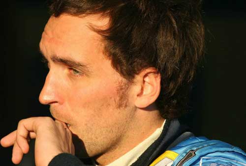 Франк Монтаньи на тестах в Хересе