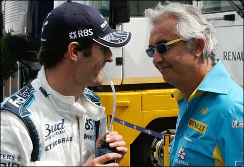 Марк Уэббер и Флавио Бриаторе