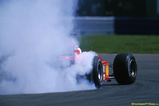 Разворот Рубенса Баррикелло