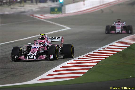 Эстебан Окон и Серхио Перес