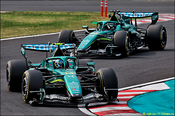 Фернандо Алонсо и Лэнс Стролл