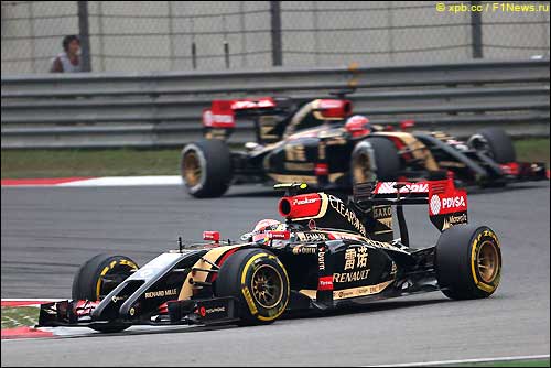 Пастор Мальдонадо и Роман Грожан