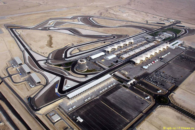 Трасса Сахир в Бахрейне накануне первого Гран При, 2004 год