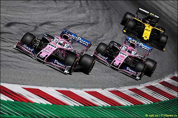 Серхио Перес и Лэнс Стролл