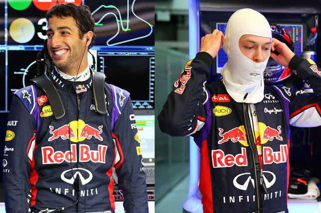 Даниэль Риккардо и Даниил Квят