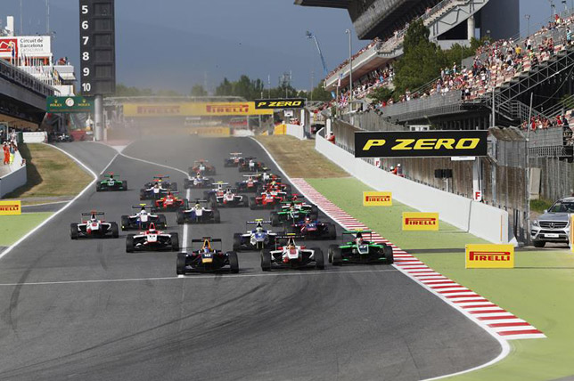 Старт гонки GP3