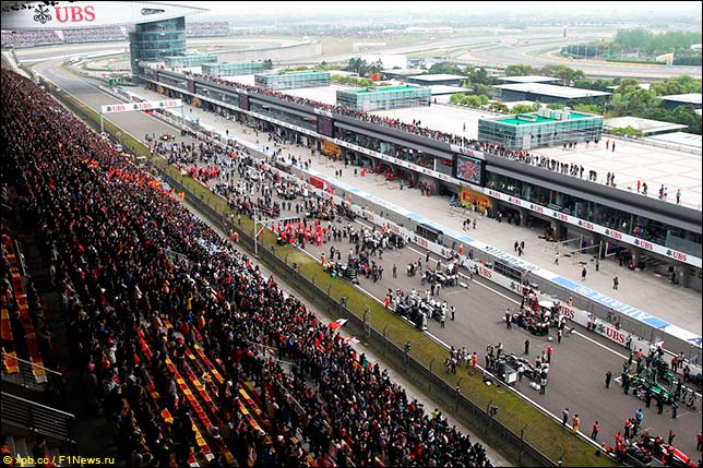 Гран При Китая 2014 года. Подготовка к старту