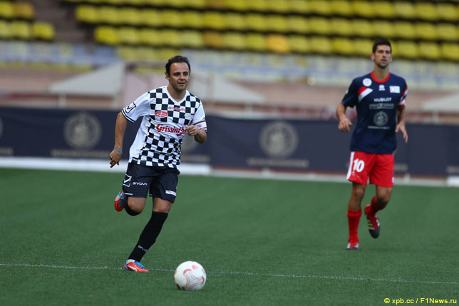 Фелипе Масса и Новак Джокович, капитан команды World Stars