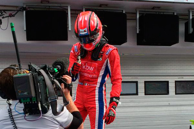 Кевин Чеккон после победы в Венгрии