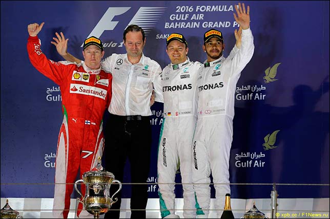 Подиум Гран При Бахрейна