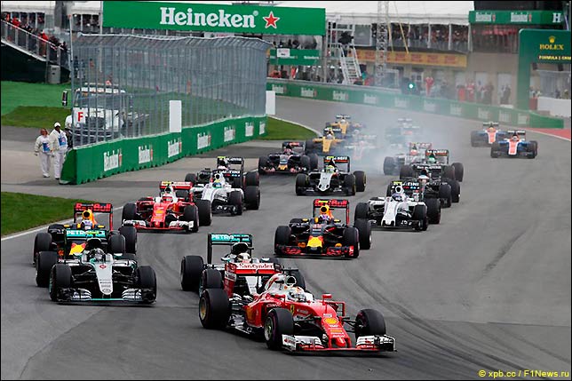 Старт Гран При Канады 2016