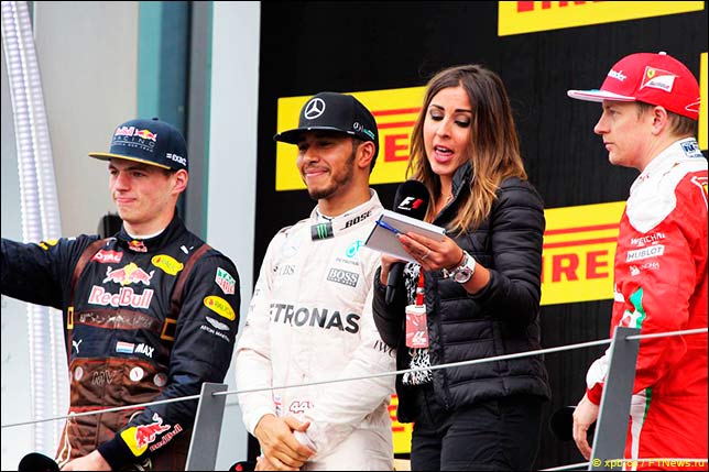 Гран При Австрии. Интервью на подиуме