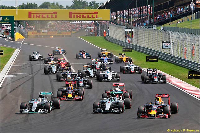 Старт Гран При Венгрии 2016